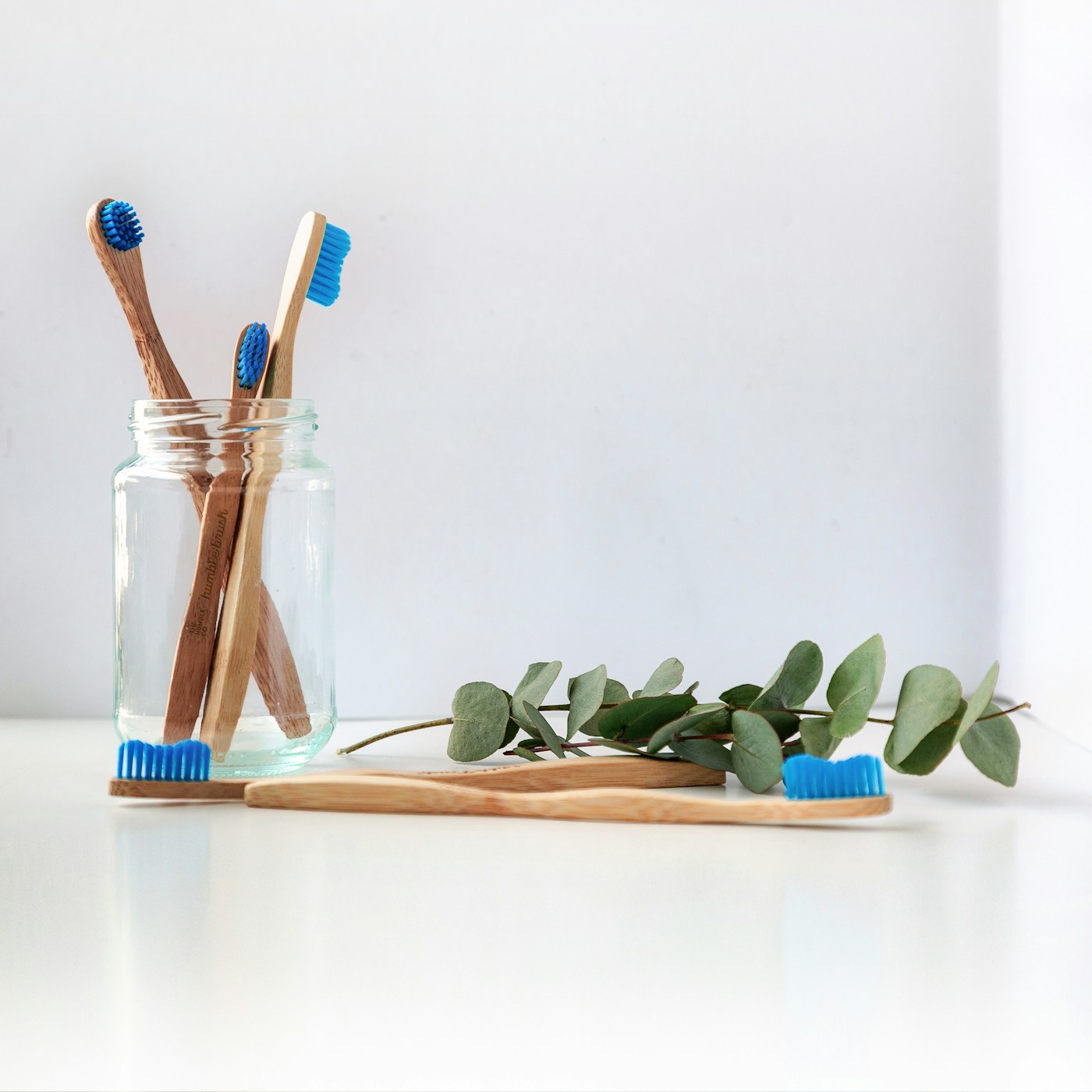 Stock photograph of toothbrushes and everyday oral care
